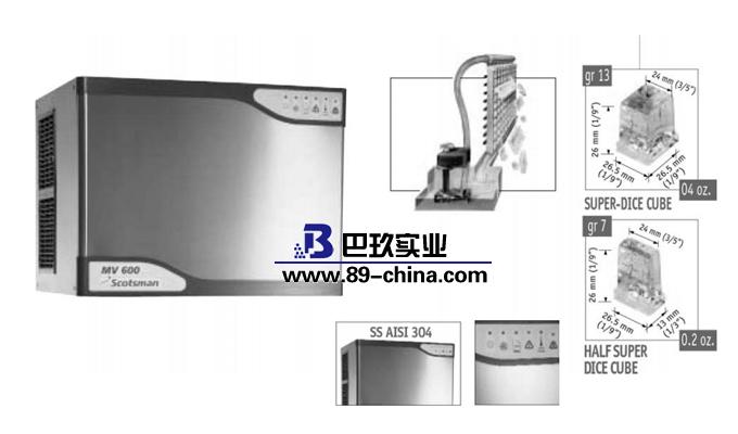 方形冰示意圖